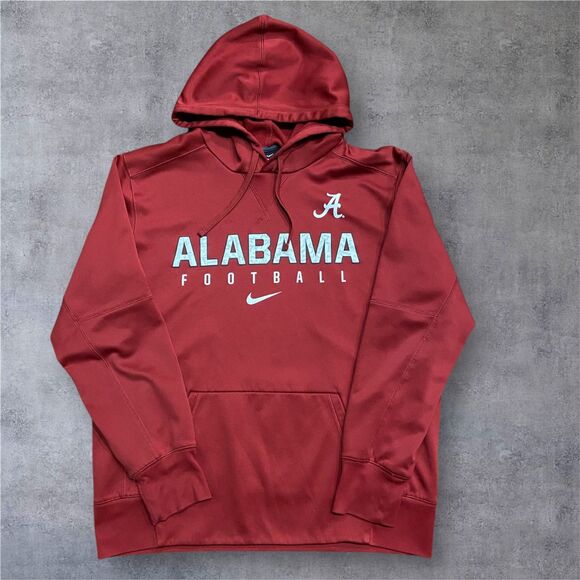 Nike Other - Nike Athletic Thermafit NCAA Alabama Crimson Tide Maroon Hoodie Men's Size Large